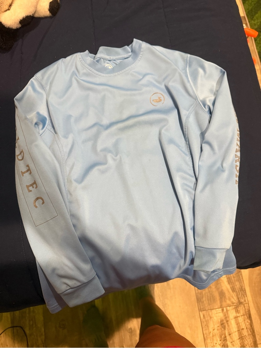 Southern Marsh Boys Light Blue Long Sleeve Performance Tee